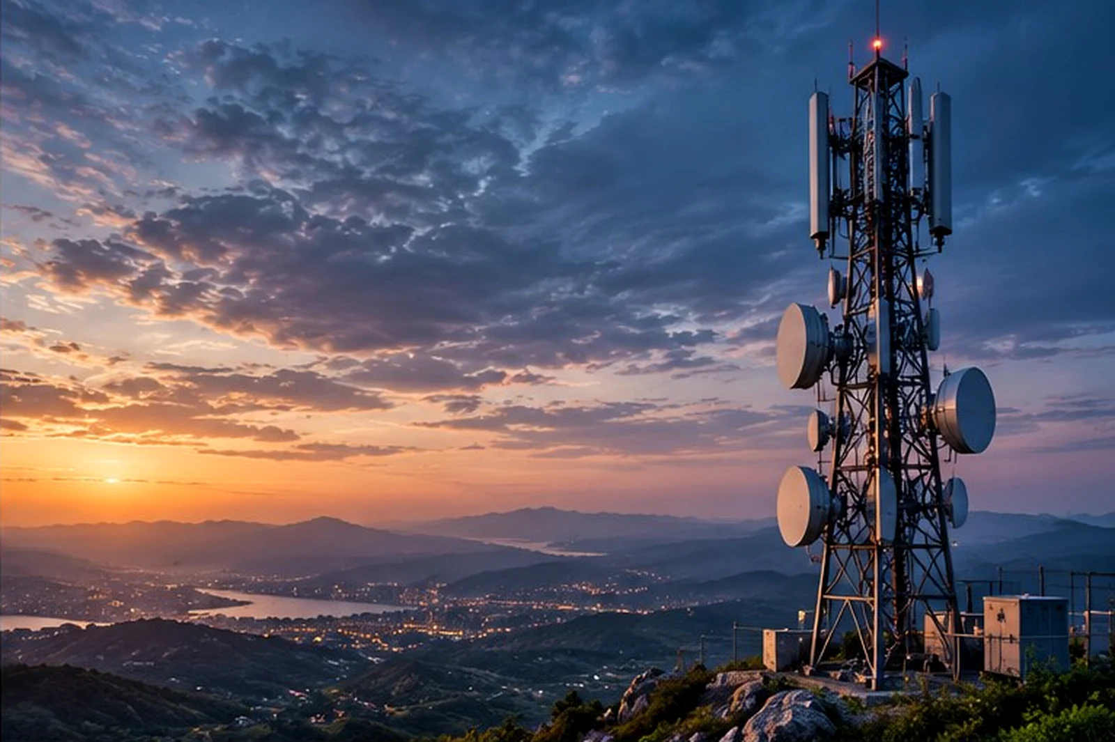 Integrated telecom and network infrastructure